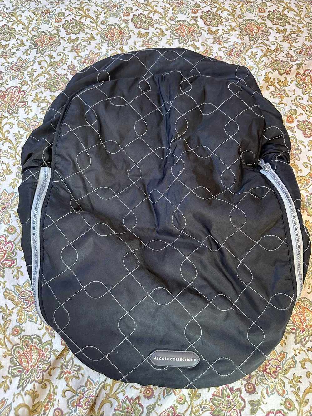 JJ Cole Collections Black Quilted Infant Car Seat Cover
